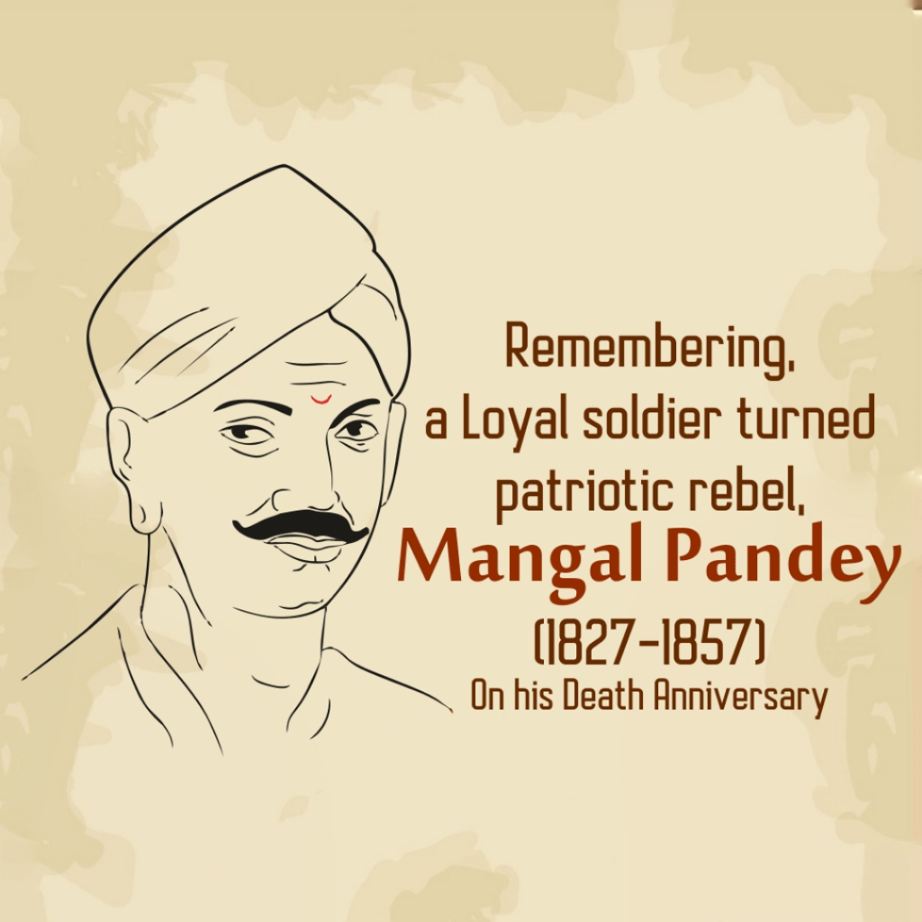 Mangal Pandey Death Anniversary Images